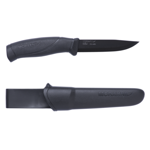 Morakniv Companion must, musta teraga, roostevaba