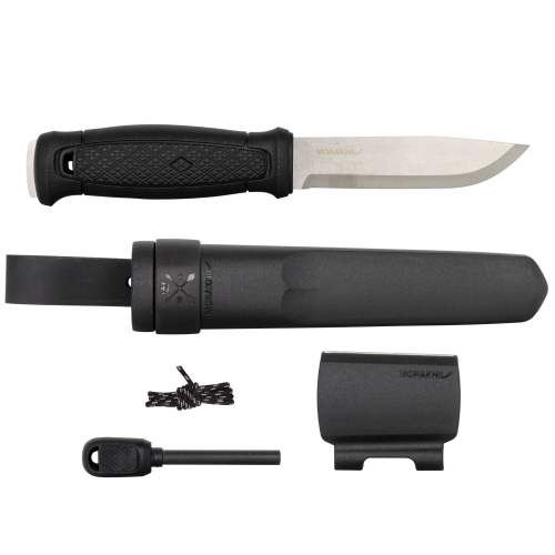 Morakniv Garberg + survival kit, stainless steel