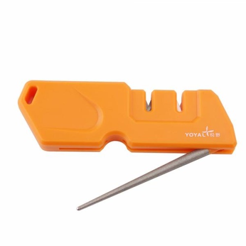 Taidea outdoor sharpener for plain and serrated blades.